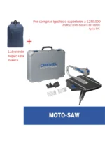 Sierra Caladora Dremel Moto-Saw con 10 Accesorios MS20AA