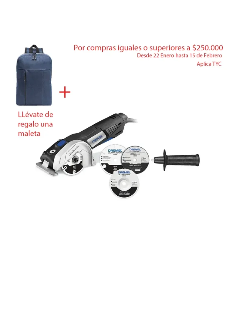 Sierra Compacta Dremel Ultra-Saw + Accesorios (US40-0)