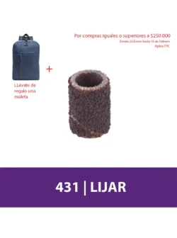 Tambor De Lija Dremel de 6,4mm de Grano Grueso (431)