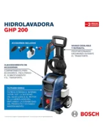 HIDROLAVADORA DE 2000 PSI GHP 200 BOSCH
