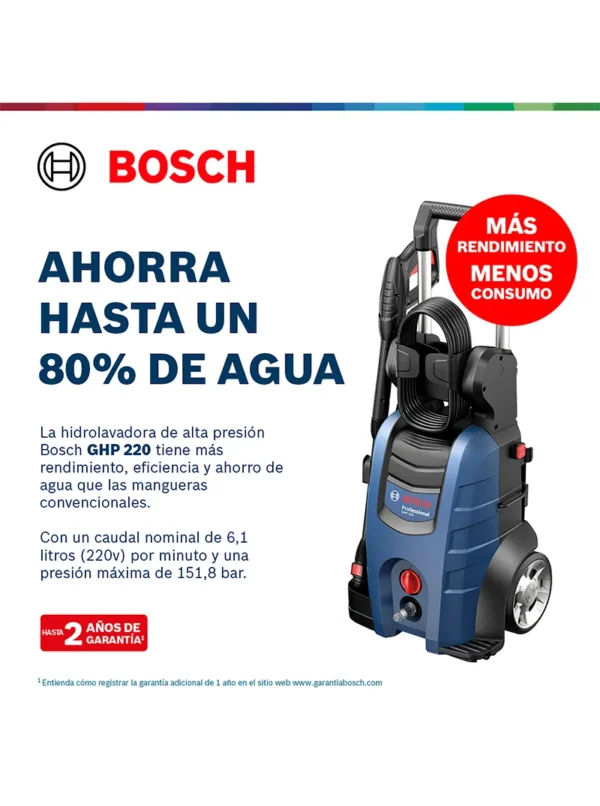 HIDROLAVADORA DE ALTA PRESION GHP220 BOSCH