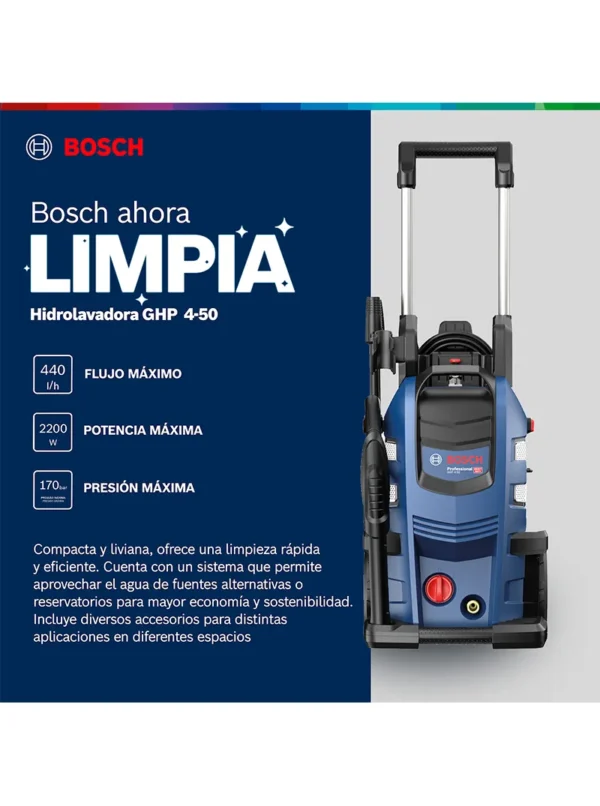 HIDROLAVADORA DE ALTA PRESION GHP4-50 BOSCH