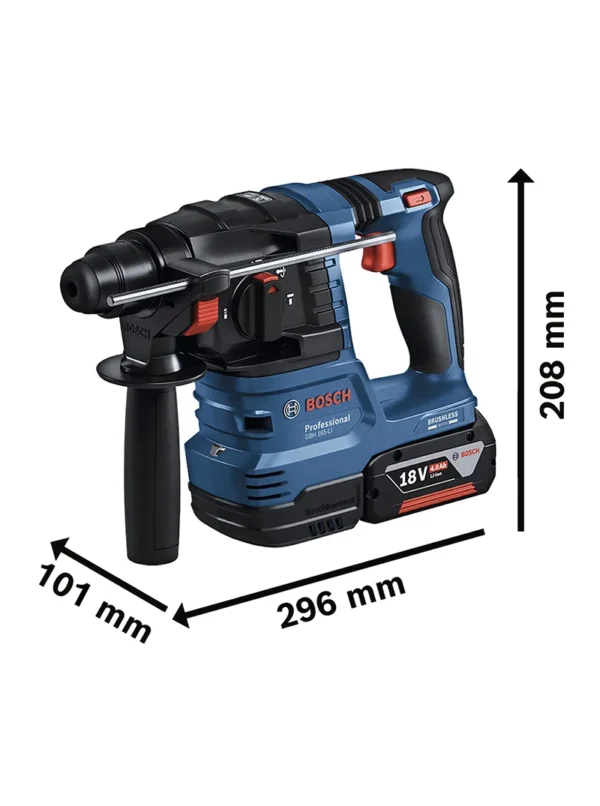 ROTOMARTILLO INALÁMBRICO GBH 185 LI 18V + 1 BATERÍA 4AH + CARGADOR BOSCH
