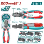 ALICATE CORTAFRIO LATERAL INDUSTRIAL 8 MULTI-FUNSION 6 EN 1 TOTAL THTMF386