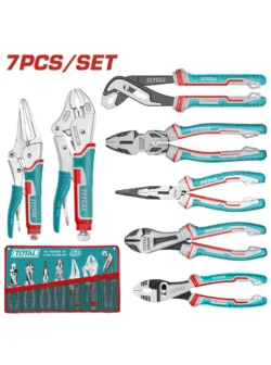 ALICATE CORTAFRIO Y PINZA + HOMBRESOLOS 7 PIEZAS TOTAL TOS23055