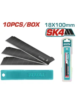 CUCHILLA PARA BISTURÍ 10PIEZAS X 18mm x 100mm TOTAL THTCB181