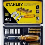 DESTORNILLADOR RACHET CON PUNTAS 47 PIEZAS STANLEY 68-736