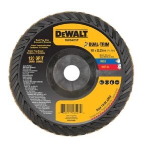 DISCO ABRASIVO FLAP DOBLE HOJA 7" X 7/8" G120 DEWALT DW8425T