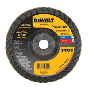 DISCO ABRASIVO FLAP DOBLE HOJA 7" X 7/8" G60 DEWALT DW8423T