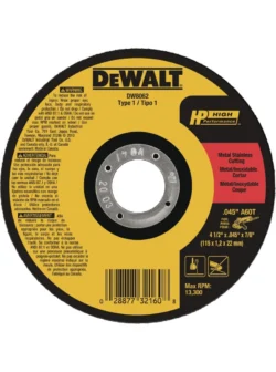 DISCO CORTE INOXIDABLE T1 4.12X 1.2mm ARG DW8062-AR
