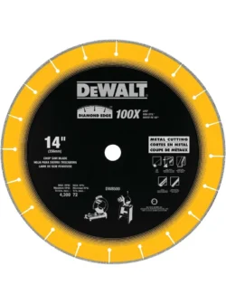 DISCO DIAMANTADO CORTA METALES 14" DEWALT DW8500