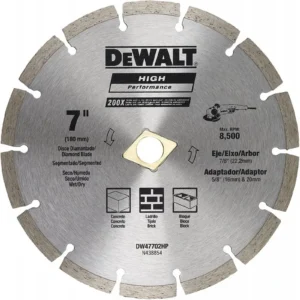 DISCO DIAMANTADO SEGMENTADO MULTIPROPÓSITO 7 DEWALT DW47702HP