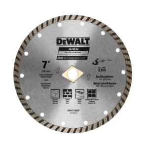 DISCO DIAMANTADO TURBO MATERIAL DUROS 7" DEWALT DW47700HP