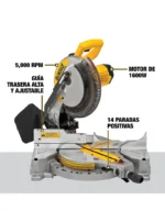ACOLILLADORA INDUSTRIAL DE 10" DEWALT DWS713-B3A