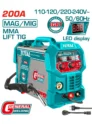 EQUIPO INVERSON MIG MAG TIG 110220V 200 AMP TOTAL UTMGT20058