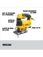CALADORA PROFESIONAL 650W DEWALT DWE300-B3