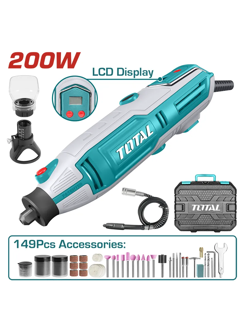 MOTOTOOL ELECTRICO EJE FLEXIBLE + 149 PIEZAS TOTAL UTG2006 MOTOTOOL ELECTRICO EJE FLEXIBLE + 149 PIEZAS TOTAL UTG2006