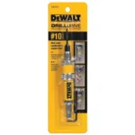 PUNTA DESTORNILLADOR Y AVELLANADOR TORNILLO #10 DEWALT DW2702