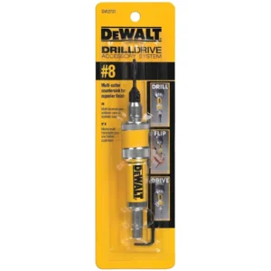 PUNTA DESTORNILLADOR Y AVELLANADOR TORNILLO #8 DEWALT DW2701