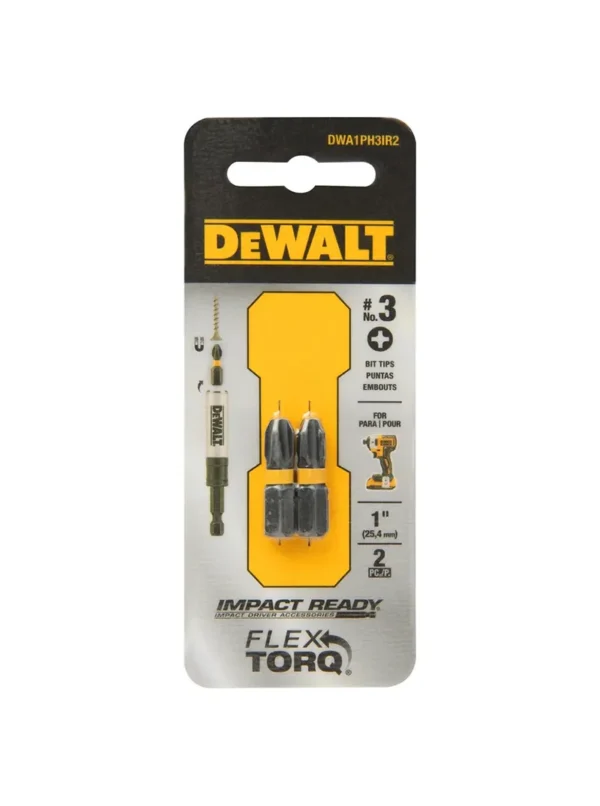 PUNTA TORX IMPACTO T25 X 1 X 2 UNIDADES DWA1TX25IR2 DEWALT