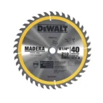 SIERRA CIRCULAR TUNGSTENO 8.14 X 40 DIENTES DEWALT DWA03110