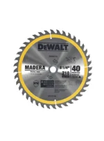 SIERRA CIRCULAR TUNGSTENO 8.14 X 40 DIENTES DEWALT DWA03110