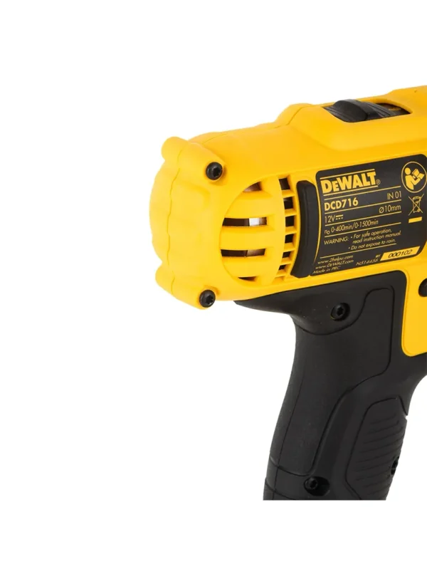 TALADRO INALÁMBRICO PERCUTOR 3/8" 2 BATERÍAS DEWALT DCD716D2-B3