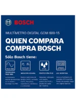 MULTIMETRODIGITAL BOSCH GDM 600-15