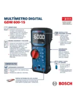 MULTIMETRODIGITAL BOSCH GDM 600-15