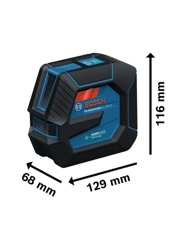 NIVEL LASER GLL 20-22 G 20M BASE MAGNETICA BOSCH