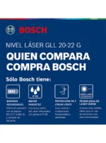 NIVEL LASER GLL 20-22 G 20M BASE MAGNETICA BOSCH