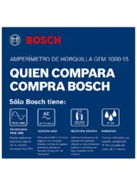 PINZA AMPERIMETRICA DE HORQUILLA BOSCH GFM 1000-15