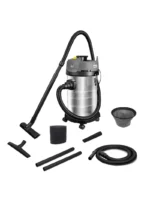 Aspiradora Karcher Nt301 Color Acero Inoxidablegrisnegro
