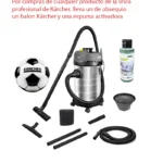 Aspiradora Karcher Nt301 Color Acero Inoxidablegrisnegro (5)
