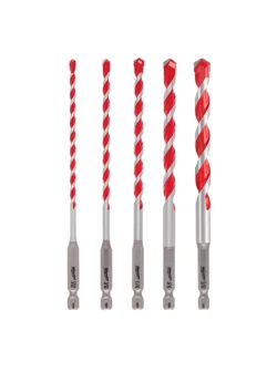BROCAS TUNGSTENO 532 A 38 5 PIEZAS HEXAGONAL MILWAUKEE 48-20-9051