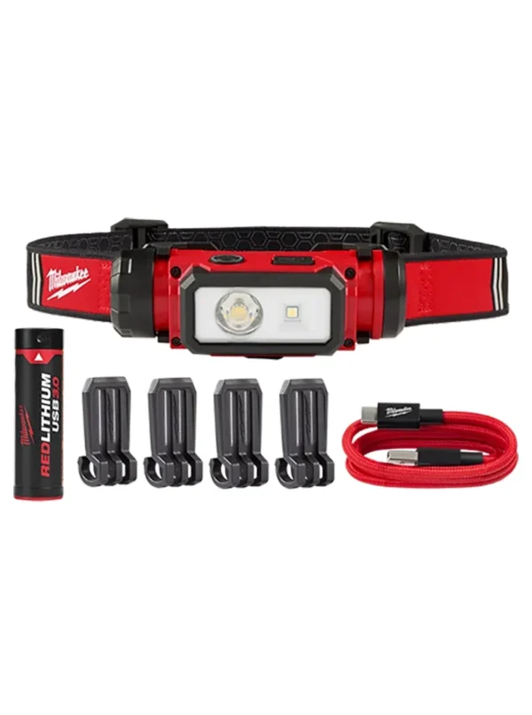 LINTERNA RECARGABLE PARA CASCO 600 LUMENES MILWAUKEE 2163-21