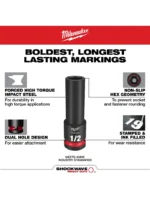 LLAVE COPA IMPACTO LARGA 12 DE 916 MILWAUKEE 49-66-6223