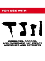 LLAVE COPA LARGA 12 3 PIEZAS MILWAUKEE 49-66-7025