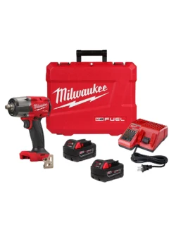 LLAVE INALÁMBRICA IMPACTO 12 2 PILA + GARGADOR MILWAUKEE 2962-22R