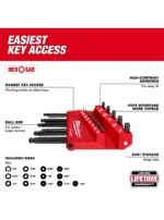 SER LLAVE BRISTOL 13 PIEZAS 0.5 A 38 MILWAUKEE 48-22-2185