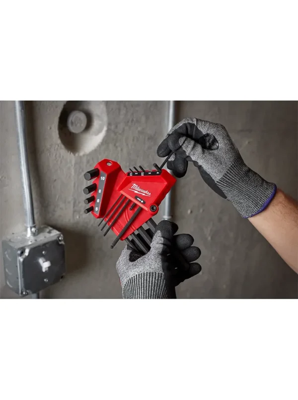 SET DE LLAVES BRISTOL 9 PIEZAS MILWAUKEE 48-22-2186