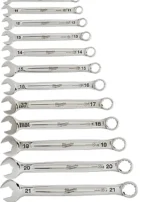 SET DE LLAVES COMBINADAS 15 PIEZAS 8mm A 22mm MILWAUKEE 48-22-9515