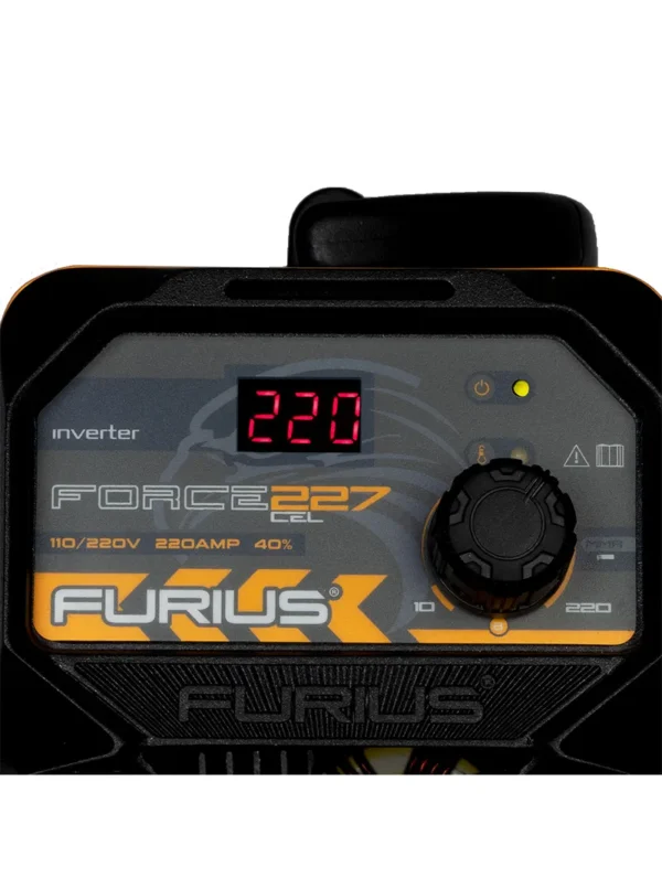 SOLDADOR INVERSOR 110/220V 220A FURIUS FW227CEL