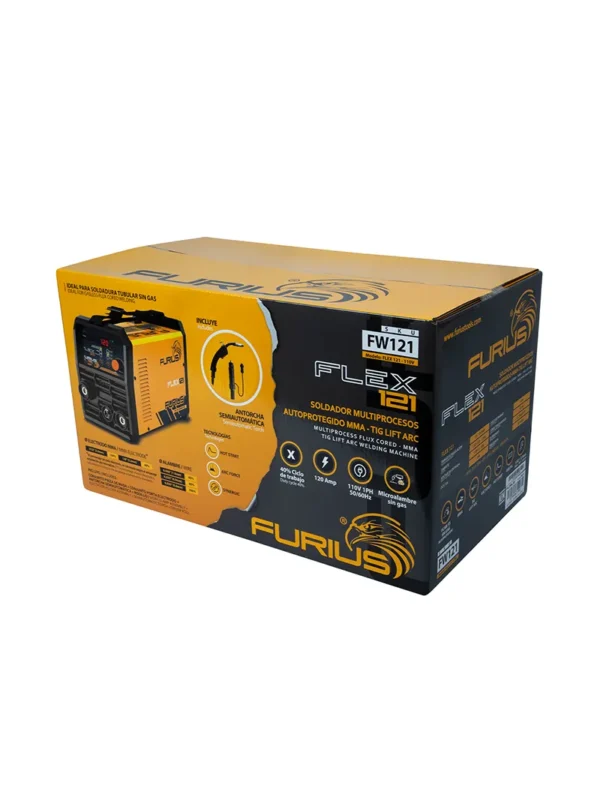 SOLDADOR INVERSOR MULTIPROPOSITO 110120A FURIUS FW121
