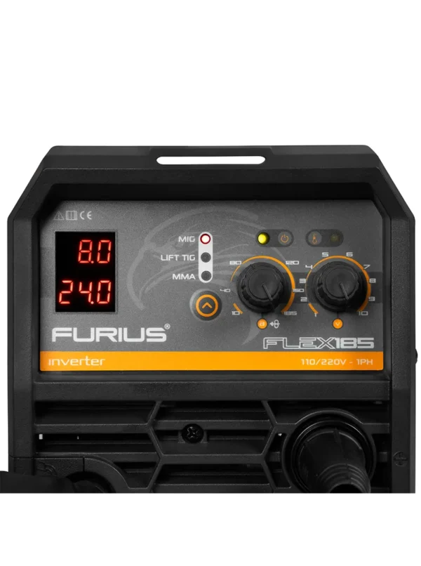 SOLDADOR INVERSOR MULTIPROPOSITO 160A 110220V FURIUS FW185