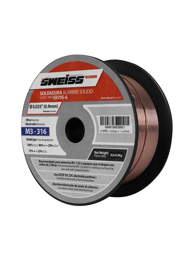 SOLDADURA MIG 035mm X 1 KL ACERO AL CARBON SWEISS M3-316
