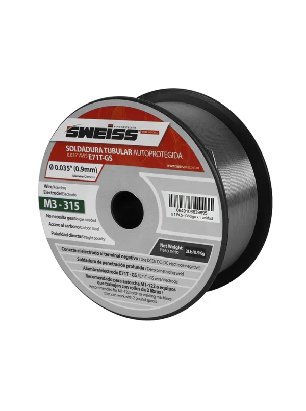 SOLDADURA MIG 035mm X 1 KL AUTOPROTEGIDA SWEISS M3-315