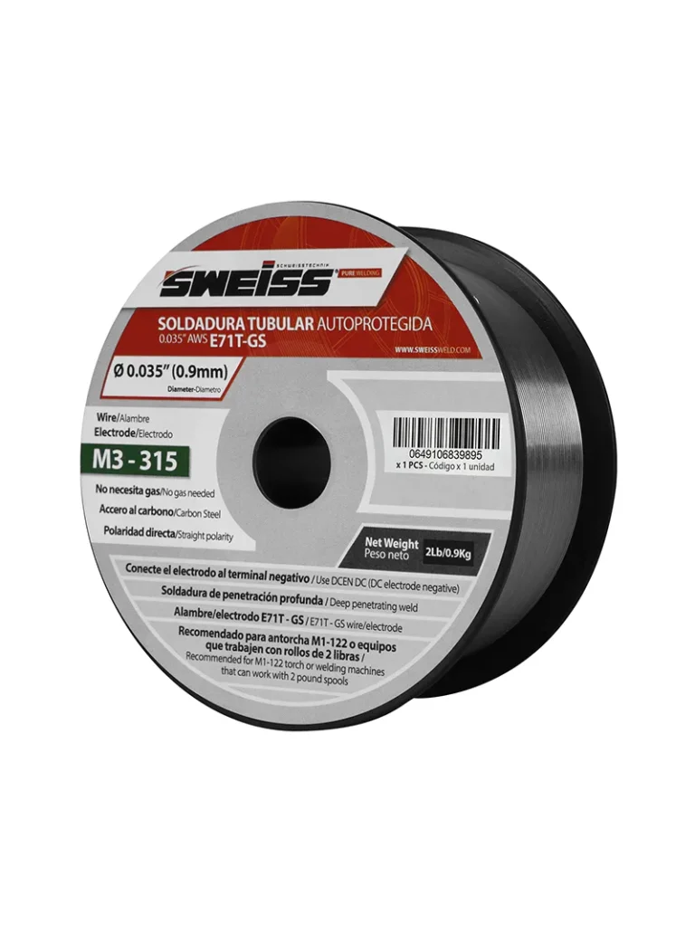 SOLDADURA MIG 035mm X 1 KL AUTOPROTEGIDA SWEISS M3-315