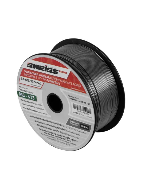 SOLDADURA MIG 035mm X 1 KL TUBULAR ACERO INOXIDABLE SWEISS M3-313