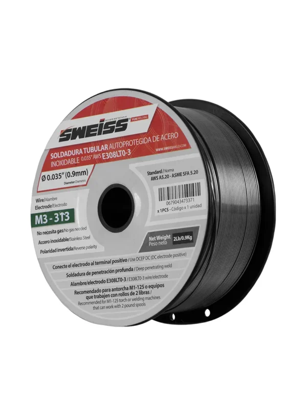 SOLDADURA MIG 035mm X 1 KL TUBULAR ACERO INOXIDABLE SWEISS M3-313